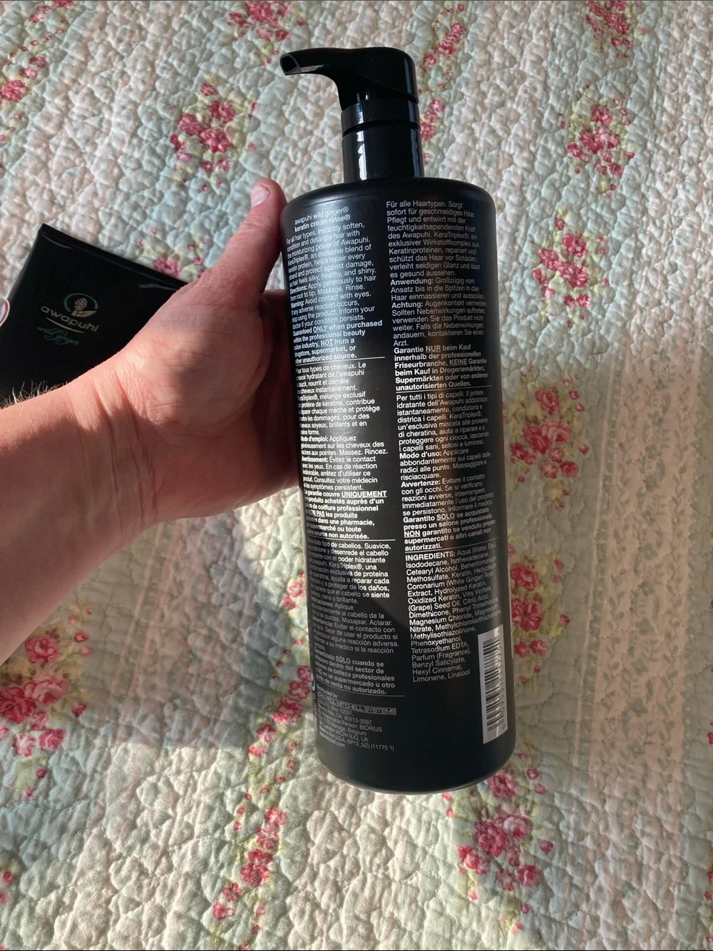Awapuhi Wild Ginger Moisturizing Lather Shampoo & Repair Keratin Cream Rinse